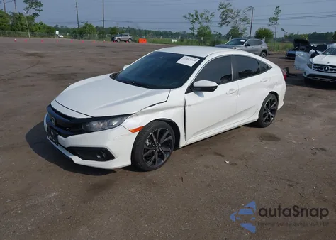 2021 Honda Civic Sport из США, поврежденный, VIN 2HGFC2F84MH538827